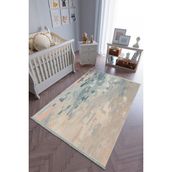 10 Post Online Renkli Kaymaz Oval Kesme 80x500 cm Çocuk Odası Halı