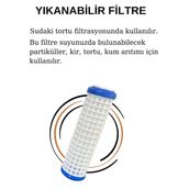 10'' Yıkanabilir Plastik Tortu Su Arıtma Filtresi