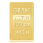 100 gr 24 Ayar Külçe Altın