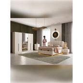 %100 Mdf Cadiz Yatak Odası Takımı - Atlantik Çam - Beyaz
