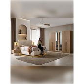 %100 Mdf Santorini Yatak Odası Takımı - Ceviz