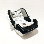 %100 Pamuk Müslin Puset Minderi - 0 - 13 kg - Açık Yeşil