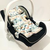 %100 Pamuk Müslin Puset Minderi - 0 - 13 kg - Bej