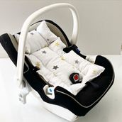 %100 Pamuk Müslin Puset Minderi - 0 - 13 kg - Kiremit