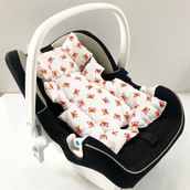 %100 Pamuk Müslin Puset Minderi - 0 - 13 kg - Küf Yeşili