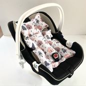 %100 Pamuk Müslin Puset Minderi - 0 - 13 kg - Su Yeşili