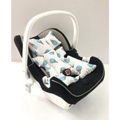 %100 Pamuk Müslin Puset Minderi - 0 - 13 kg - Turkuaz