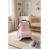 %100 Pamuklu Dört Kat Bürümcük Müslin Bebek Puset Örtüsü - Pembe