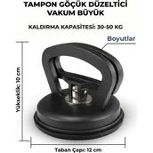 1001 Çok Amaçlı Vakumlama Araç Göçük Düzeltme Kaporta Çektirme Aparatı Vantuz Büyük Boy 12 cm - secenek