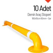 10'lu Demir Araç Stoperi Seti 180x10cm 60mm