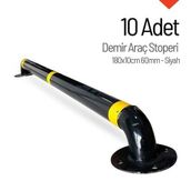 10'lu Set 180x10 cm Demir Araç Stoperi