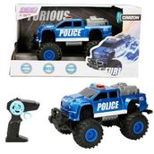 1:16 Sesli ve Işıklı Furious USB Şarjlı Uzaktan Kumandalı Off-Road Polis Arabası 36 cm