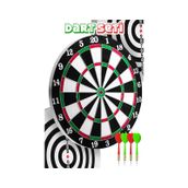 12 İnç Çift Taraflı Dart Tahtası Seti 6 Çelik Oklu Dart Hedef Tahtası Oyunu Takımı Dart Seti 518