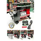 12 V Premium Araba Oto Araç Lastik Şişirme Pompası 160 Psi Metal Gövde Kompresör Combo Set