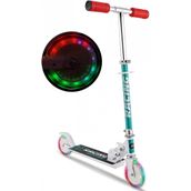 120 Mm Silikon Teker, Boy Ayarlamalı Katlanır Metal Scooter