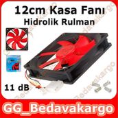 12cm Kasa Fanı - 12 cm Kasa Soğutucu Fan - Süper Sessiz 11DB