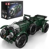 13191 Uzaktan Kumandalı Vintage Spor Araba Yapı Blokları 3918 Parça, Ingiliz Koleksiyon Araba Modeli