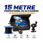 15 Metre Profesyonel Balık Bulucu Geniş Açılı Lens İle Daha Fazla Alanı Gör Net Gör, Doğru Avla