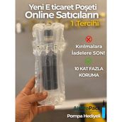 15x33 cm 100 adet Sütunlu Koruyucu Havalı Kargo Poşeti Airbag/Airbed/Şişirilebilir Ambalaj - 18x33