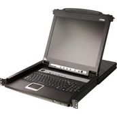 17.3" LCD 16-Port PS/2-USB VGA Single Rail LCD KVM Switch (Turkish keyboard)