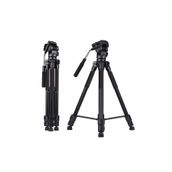 170cm Profesyonel Hidrolik Kafa Video Tripod 10 kg Taşıma Kamera Tripot Kalın Bacak Tutma Süngerli
