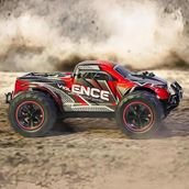 2.4GHz Uzaktan Kumandalı 1:16 Ölçek 40 Km Hız Yapabilen Şarjlı 4x4 Metal İç Aksamlı Off-Road Araba (K.Kırmızı)