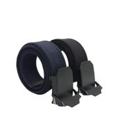 2 Adet Erkek Kemer Lacivert ve Siyah Tactical Palaska Tarzı 4 cm (150 cm)