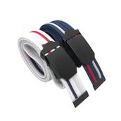 2 Adet Erkek Kemer Mavi ve Beyaz Tactical Palaska Tarzı 4 cm (105 cm)