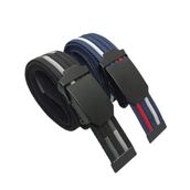 2 Adet Erkek Kemer Siyah ve Mavi Tactical Palaska Tarzı 4 cm (130 cm)