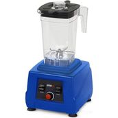 2 Litre Mavi Manuel Bar Blender, Kapaksız, Sensörsüz ve Şık Tasarım - Açık Bej