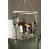 2 Stories Ren Deer Baby Mobile, Yılbaşı Dönence Modeli, Ren Geyiği, Bebek Odası Dekorasyonu