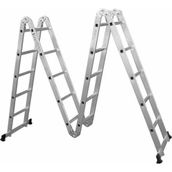 20 Basamak Akrobat Merdiven 580 Cm Katlanır Çok Amaçlı Alüminyum Merdiven Beykon