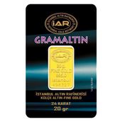 20 gr 24 Ayar Gram Külçe Altın