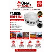 20 Metre Yangın Hortumu 64 Mm (21⁄2) Wp 13 Bar Bp 50 Bar Tse & Ce Belgeli Yüksek Basınç