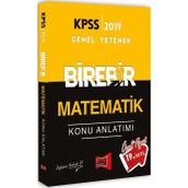 2019 KPSS Genel Yetenek Birebir Matematik Konu Anlatımı Yargı Yayınları
