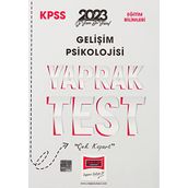 2023 KPSS Eğitim Bilimleri Gelişim Psikolojisi Yaprak Test