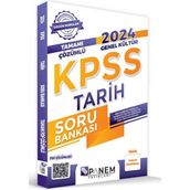 2024 KPSS Genel Kültür Tamamı Çözümlü Tarih Soru Bankası Panem Yayınları