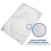 20x30 Tırtıklı 5 Kg Gofrajlı 90 Mikron Ev Tipi Gıda Vakum Poşeti Torbası Bpa İçermez