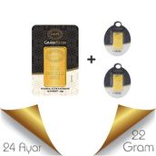 22 gr 24 Ayar Gram Külçe Altın