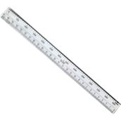 27 Cm Düz Harita Cetveli 1/25000 Ölçekli -Askeri Cetvel