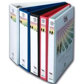 2K 05-4DK Kırmızı Cepli 4 Halkalı 50 mm Sunum Klasörü