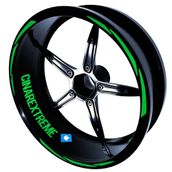 3 Parça Tasarımlı Orman Yeşili Jant Şeridi Sticker Çınar Extreme