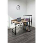 3 Raflı Çalışma Masası 60X120 - Bilgisayar Ofis Ders Masası Oyuncu Masası - 160X60 - Ahşap