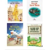 3. Sınıf Çocuk Edebiyatı Hikaye Seti 4 Kitap - Jules Verne - Yeti Kitap Yayınları