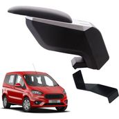 3 Tıkla Courier 2020 Camlı Van Delmesiz Çelik Ayaklı Gri-Siyah Kolçak