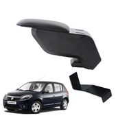 3 Tıkla Dacia Sandero 2009 Siyah Delmesiz Çelik Ayaklı Kol Dayama Kolçak