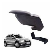 3 Tıkla Dacia Sandero Stepway 2014 Siyah Delmesiz Çelik Ayaklı Kol Dayama Kolçak