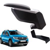 3 Tıkla Dacia Sandero Stepway 2016 Delmesiz Çelik Ayaklı Gri-Siyah Kolçak