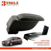 3 Tıkla Fiat Doblo 2013 Geniş Hacimli Delmesiz Çelik Ayaklı Kol Dayama Kolçak