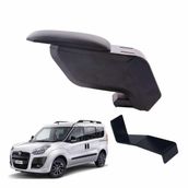 3 Tıkla Fiat Doblo 2015 Siyah Delmesiz Çelik Ayaklı Kol Dayama Kolçak
